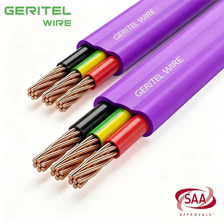 10mm Purple Non-Migratory Flat Building Cable price