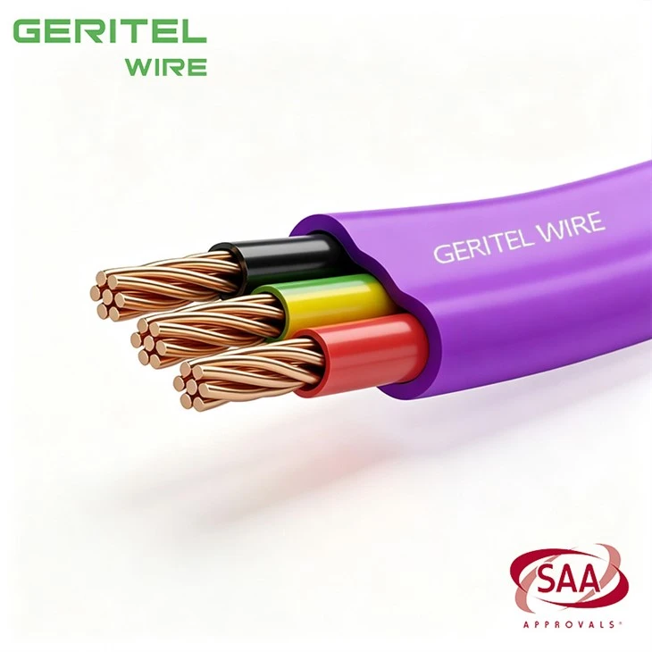 10mm Purple Non-Migratory Flat Building Cable suppliers
