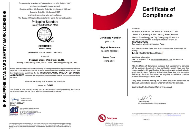 THW copper wire certification THW copper wire certification